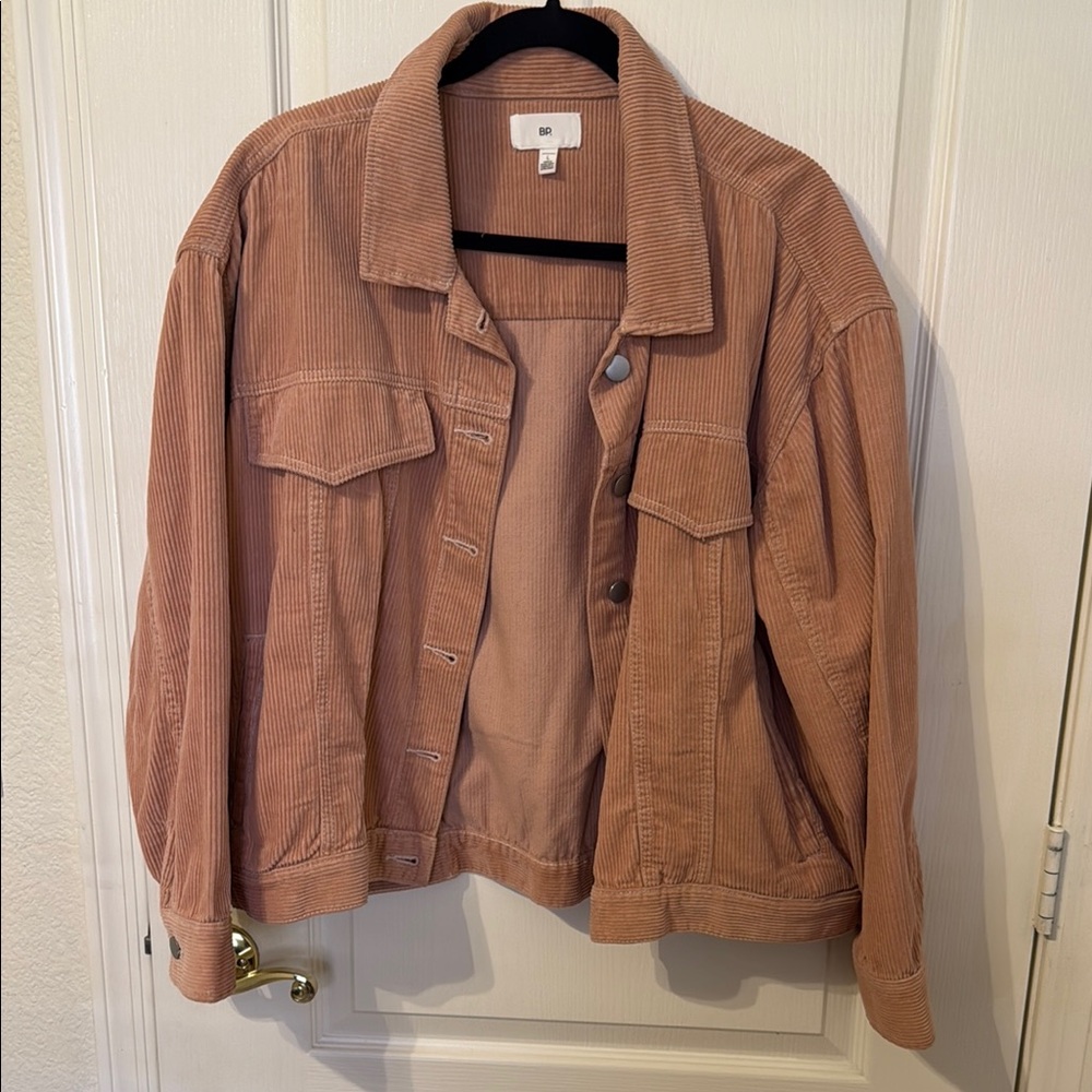 BP Women's Tan Corduroy Jacket